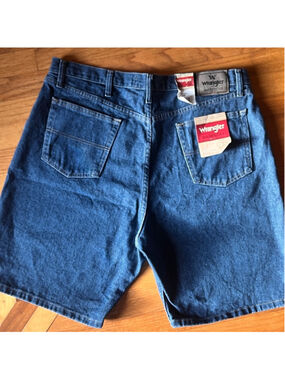Wrangler Mens Denim Jean Shorts NWT Vintage